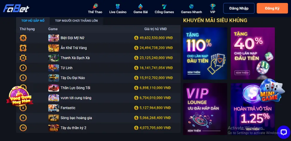 Hướng dẫn từng bước để chơi slot game tại 12win
